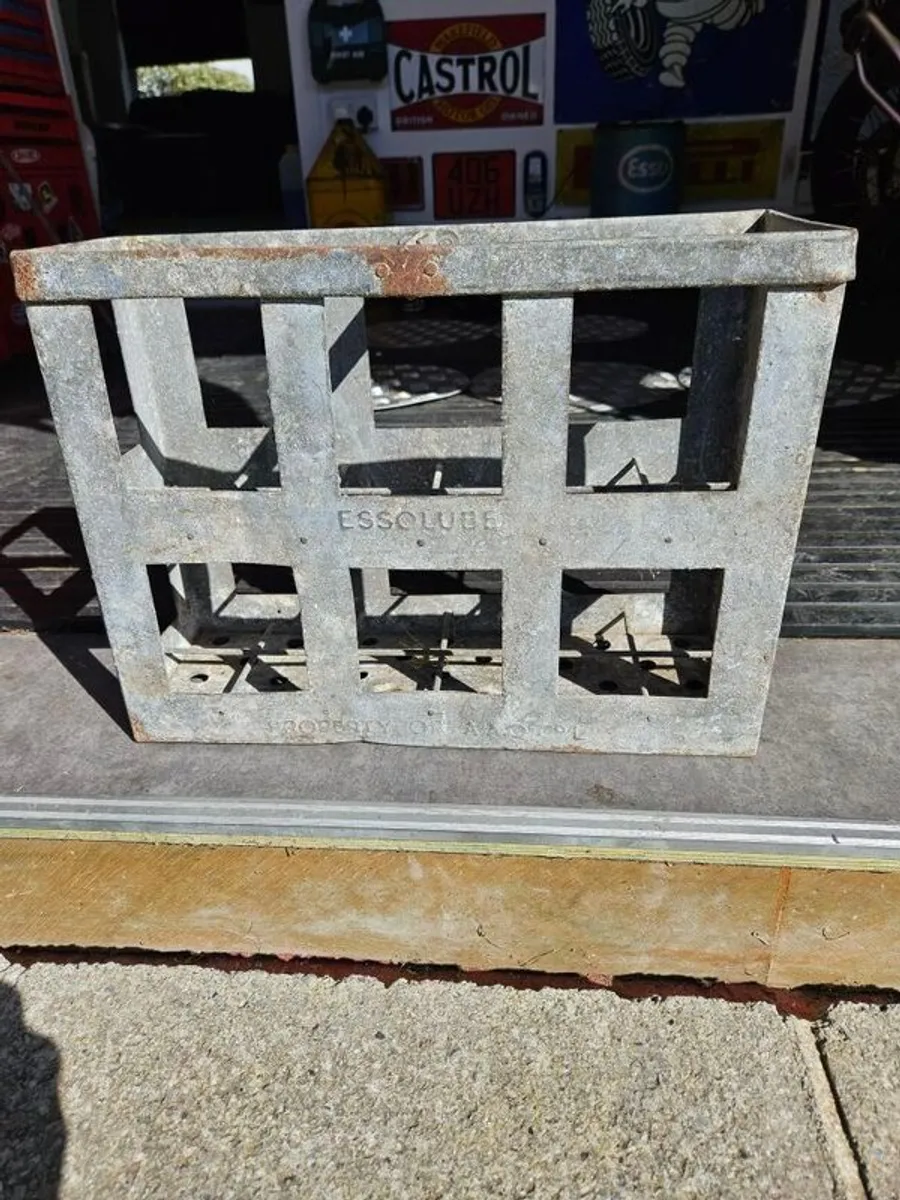 Esso Oil Bottle Crate - Image 1