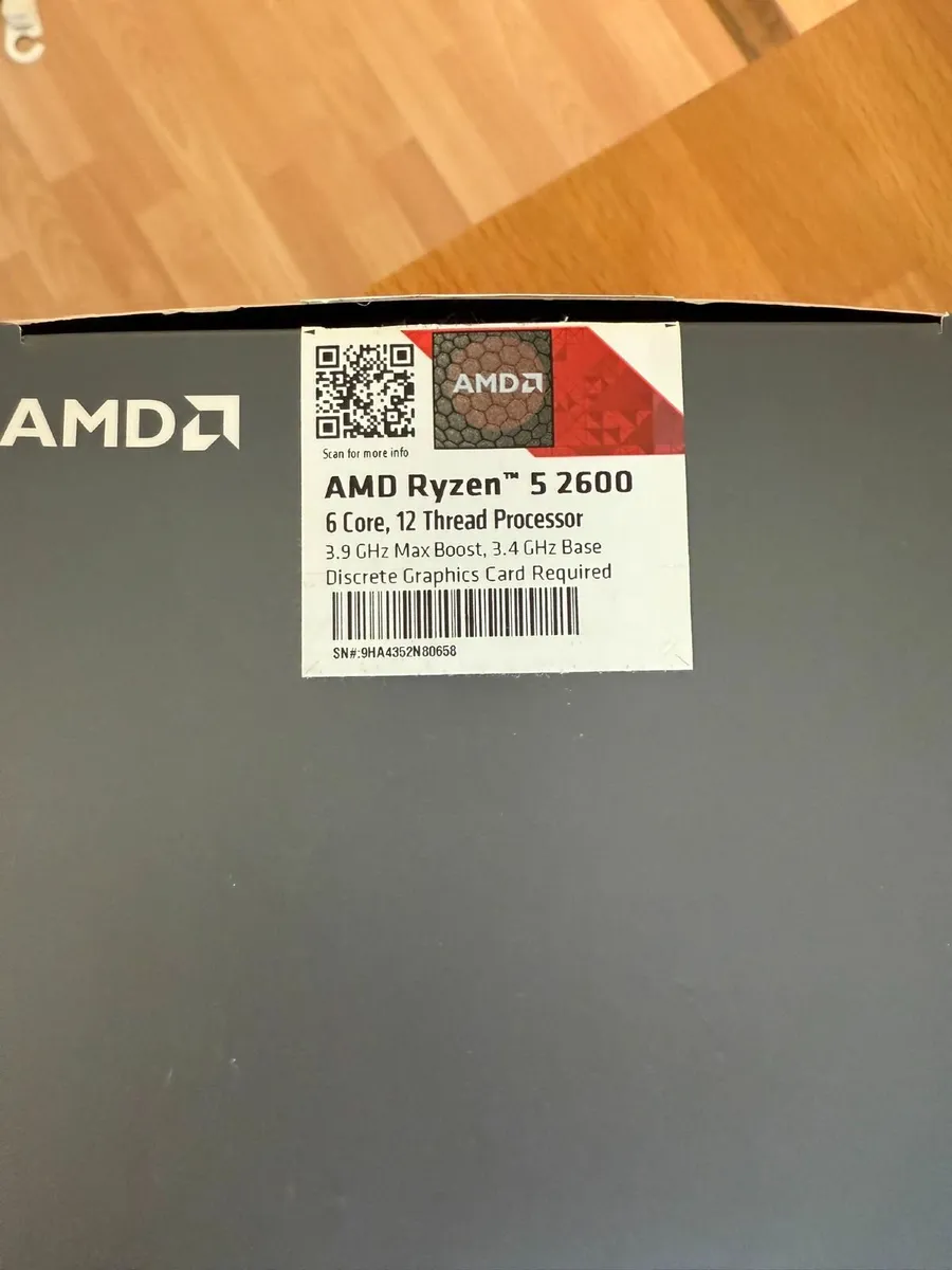 AMD Ryzen 5 2600 Processor with Cooler - Image 4