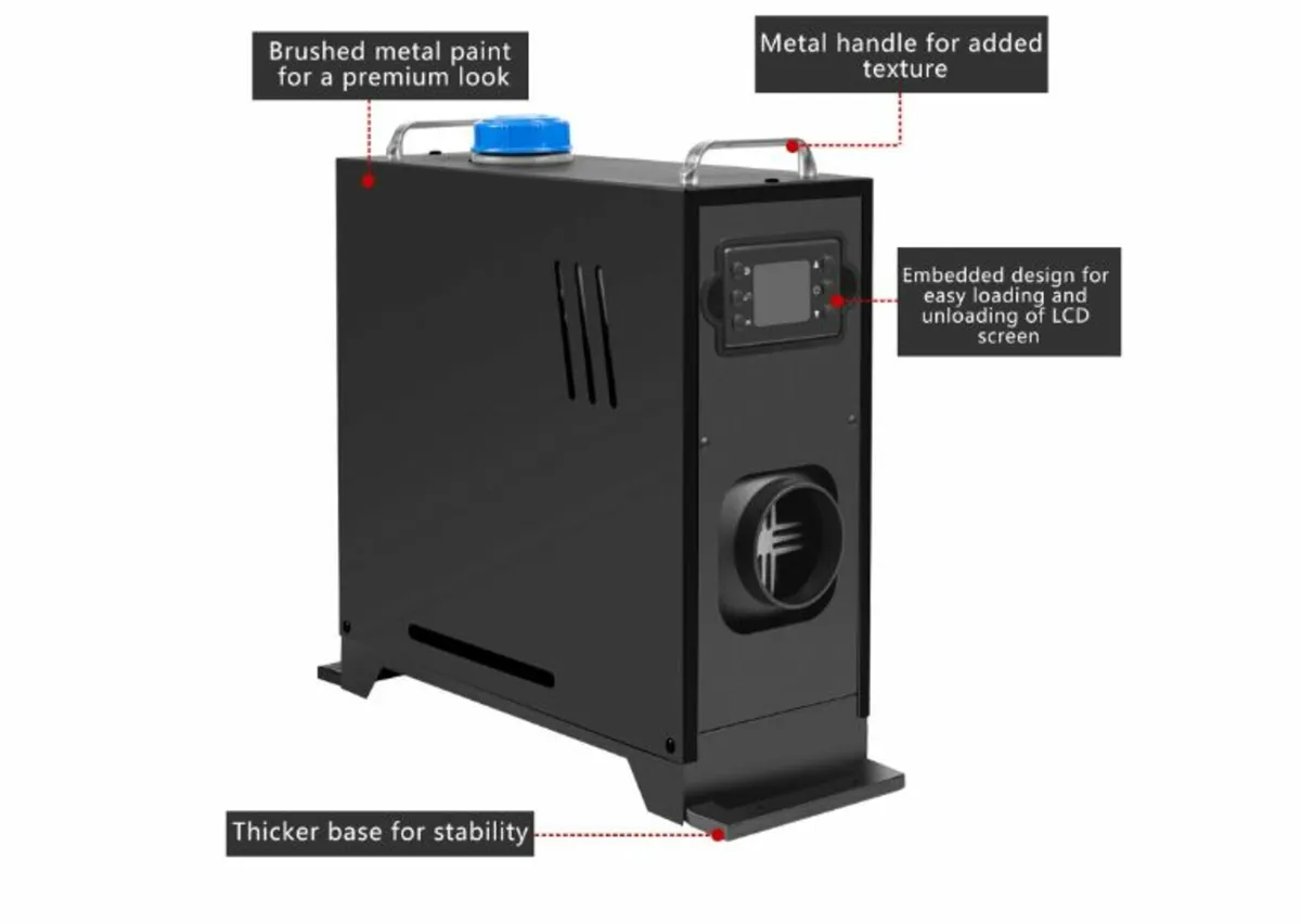 heater for sheds, garages, workshops - Image 4