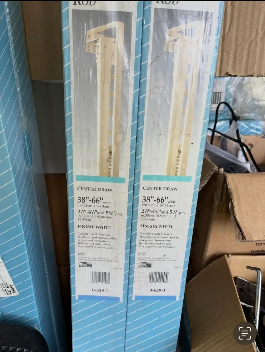 Metal corded curtain poles / rails / tracks - Image 4