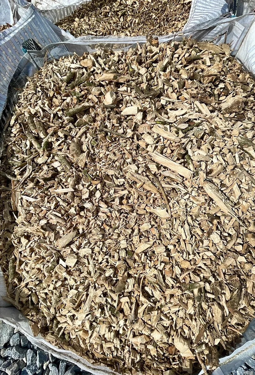 Fresh Ash Woodchip - Tonne Bags - Image 1