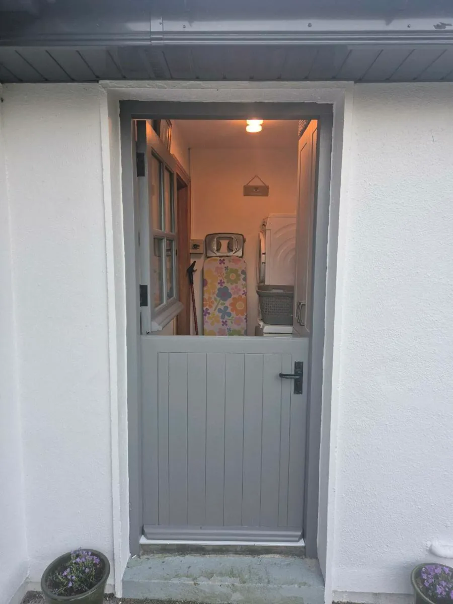 Irish Made Solid Hardwood Cottage Half Doors - Image 1