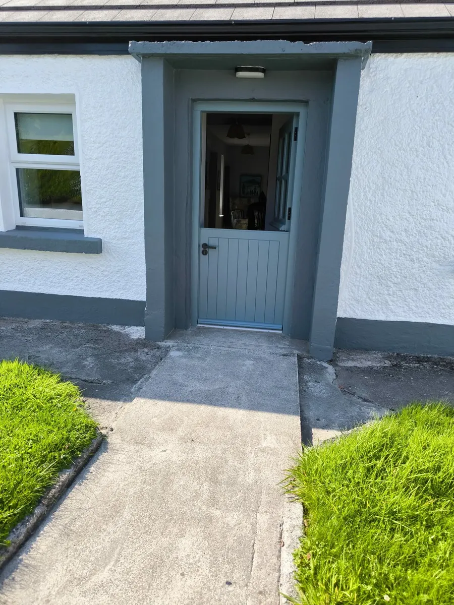 Irish Made Solid Hardwood Cottage Half Doors - Image 1