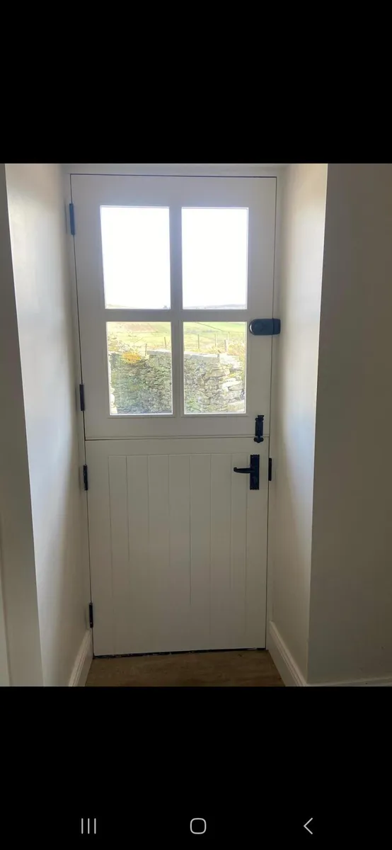 Irish Made Solid Hardwood Cottage Half Doors - Image 2