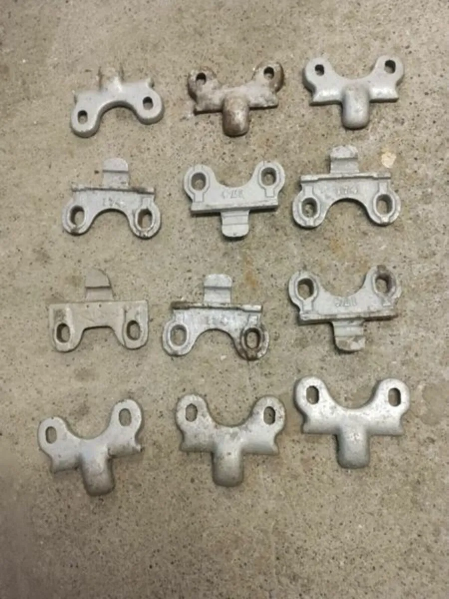 12 Vintage Sickle mower hold down clips - Image 1