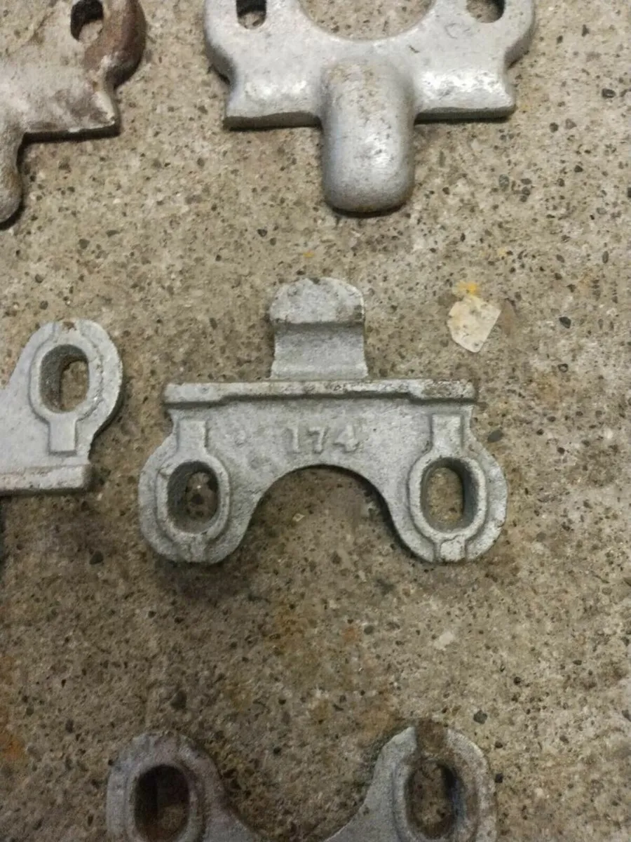 12 Vintage Sickle mower hold down clips - Image 3