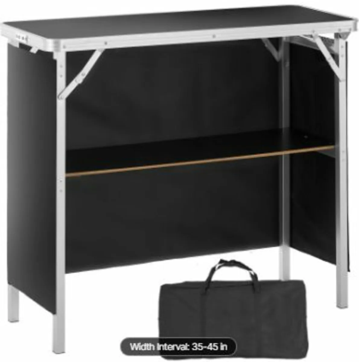 Portable Tradeshow Podium Table, 38.39" x 15.16" - Image 1