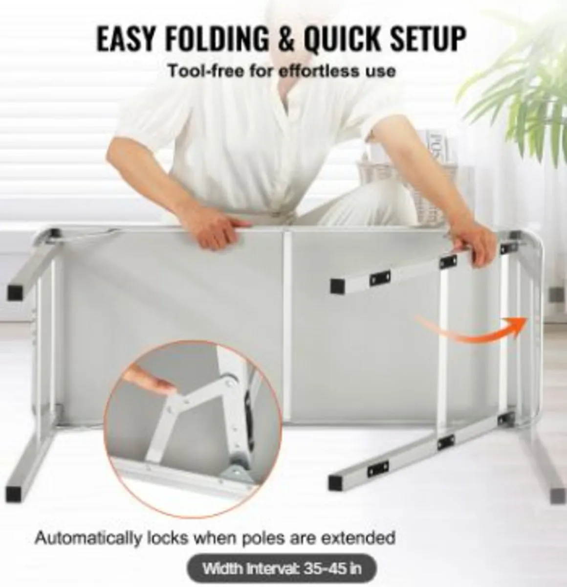 Portable Tradeshow Podium Table, 38.39" x 15.16" - Image 4