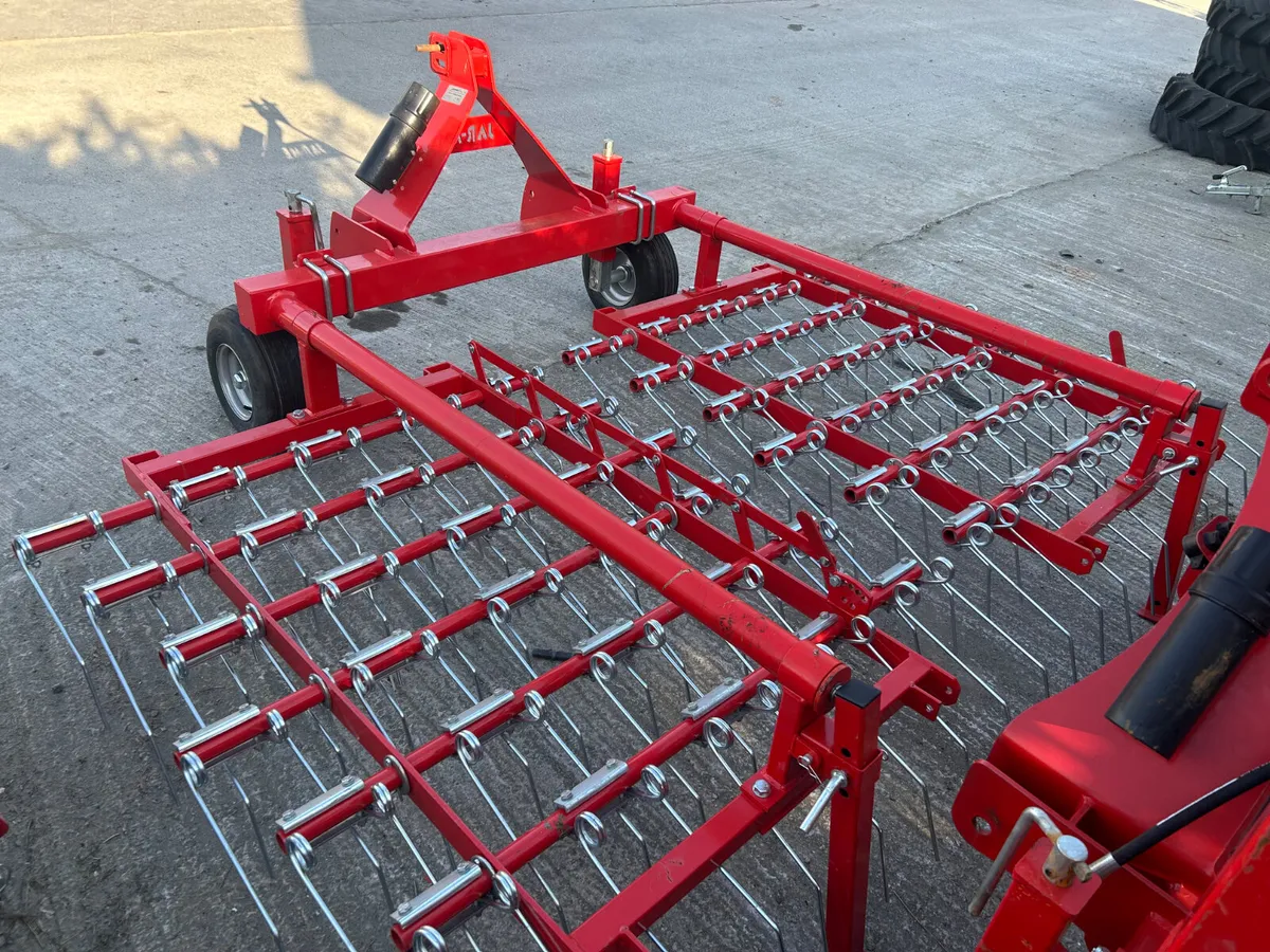 New JarMet 3Metre Grass Tyne Harrow - Image 2