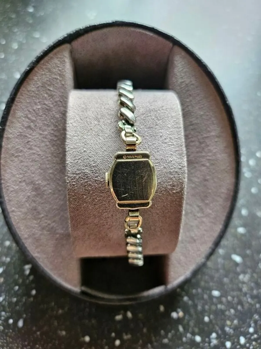Vintage Longines 10k White Gold Filled Watch. - Image 4