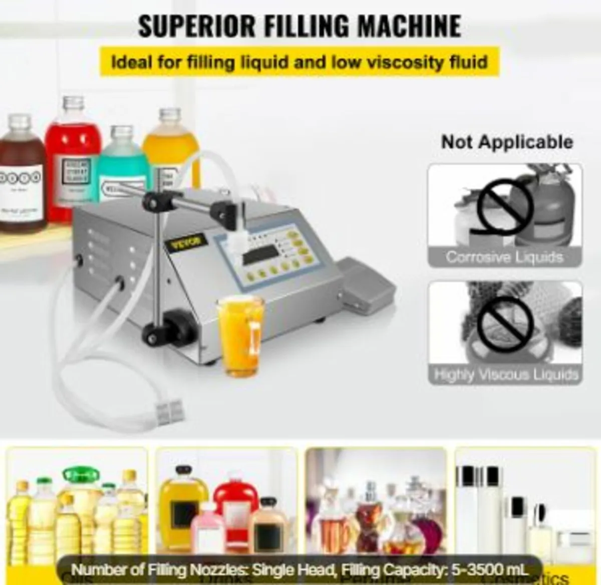 Liquid Filling Machine 2-3500ml GF - Image 2