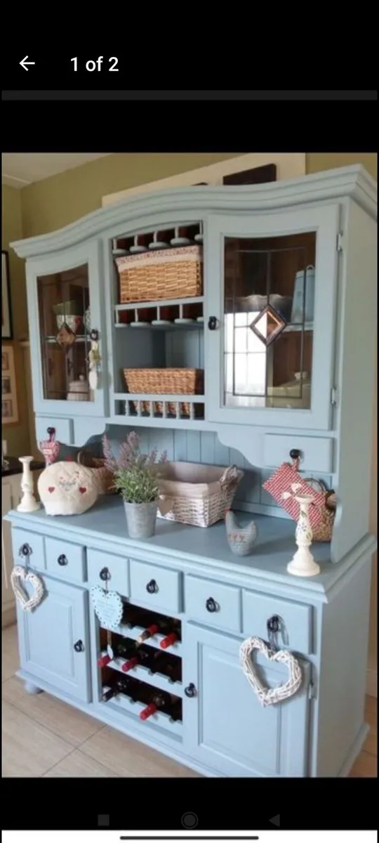 Solid kitchen dresser delivery arranged