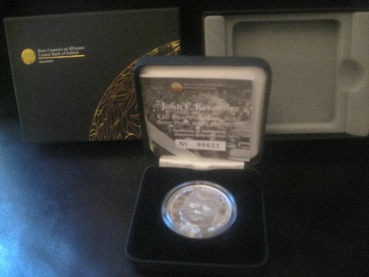 2013 10 Euro Silver Ireland John F. Kennedy - Image 1