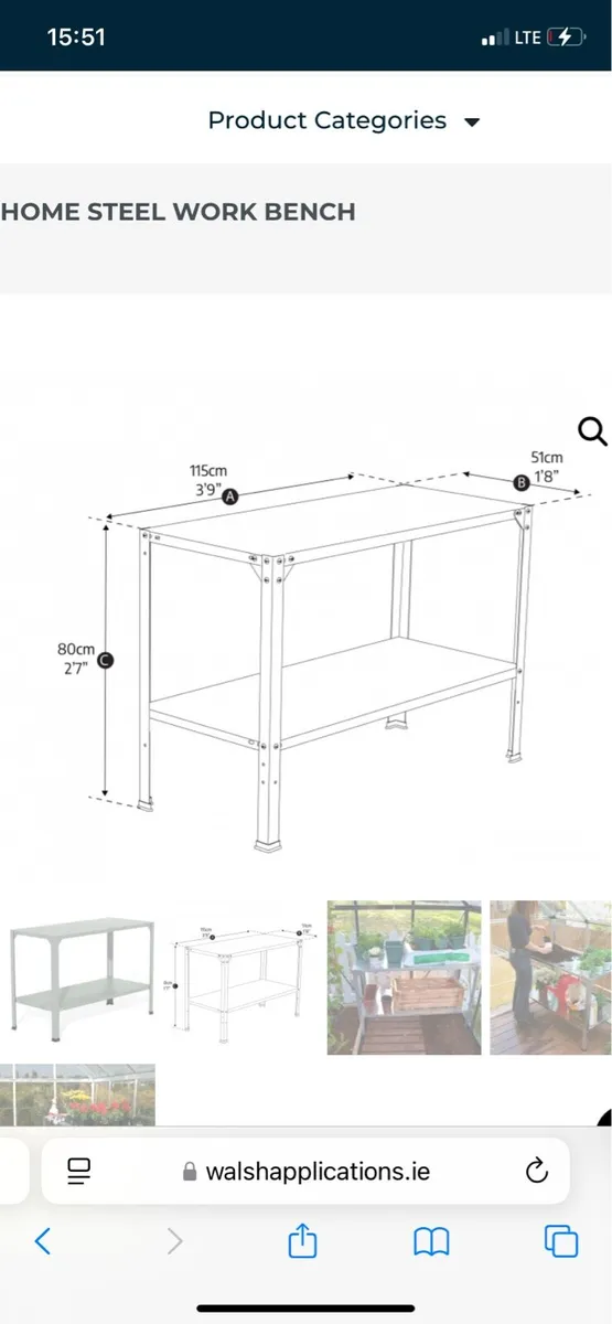 Metal potting tables - Image 2