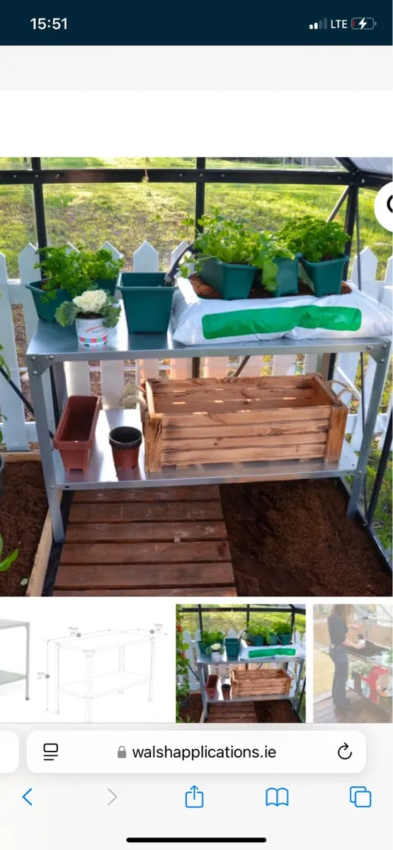 Metal potting tables - Image 3