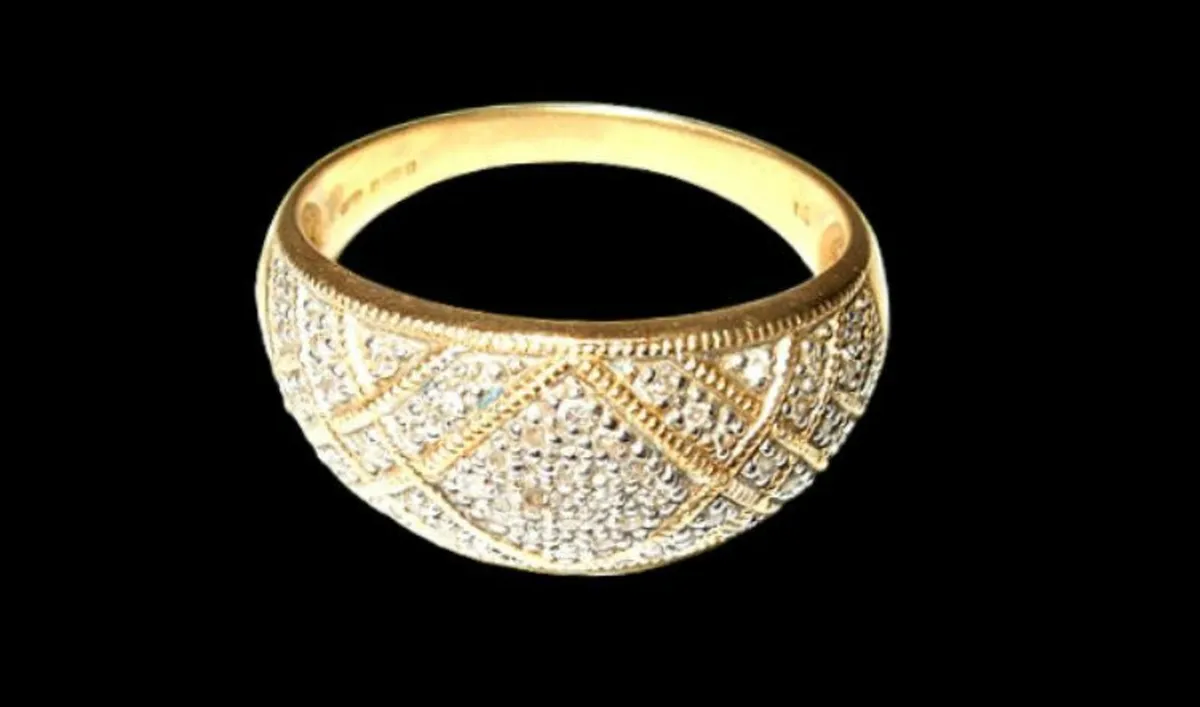 Vintage 18ct Gold/Diamond Ring - Image 2