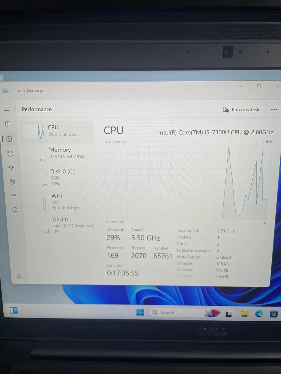 Dell Latitude 7480 Laptop i5/16GB/256SSD/FHD - Image 3