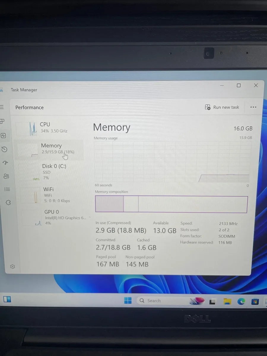 Dell Latitude 7480 Laptop i5/16GB/256SSD/FHD - Image 4