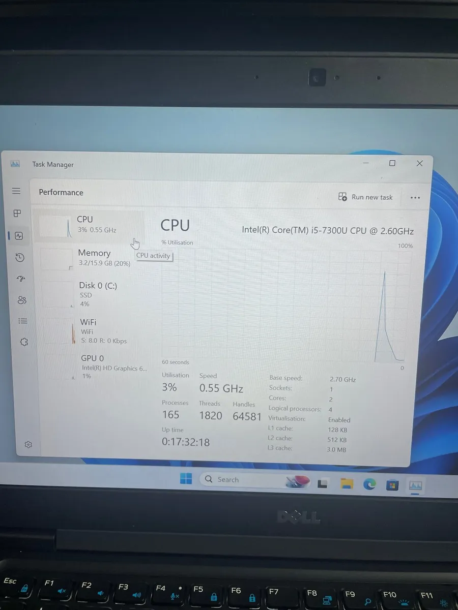 Dell Latitude 5480 Laptop i5/16GB/256SSD/FHD - Image 2