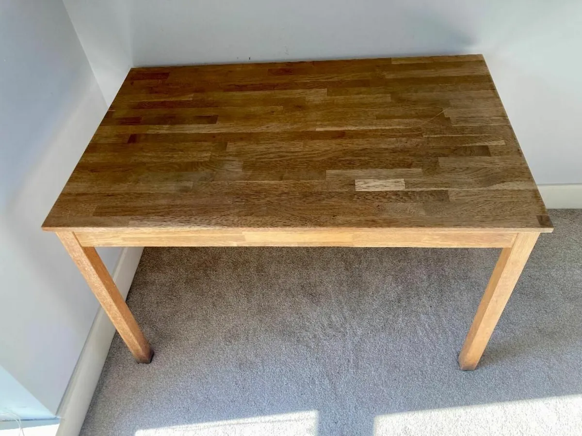 Wooden table / desk - Image 4