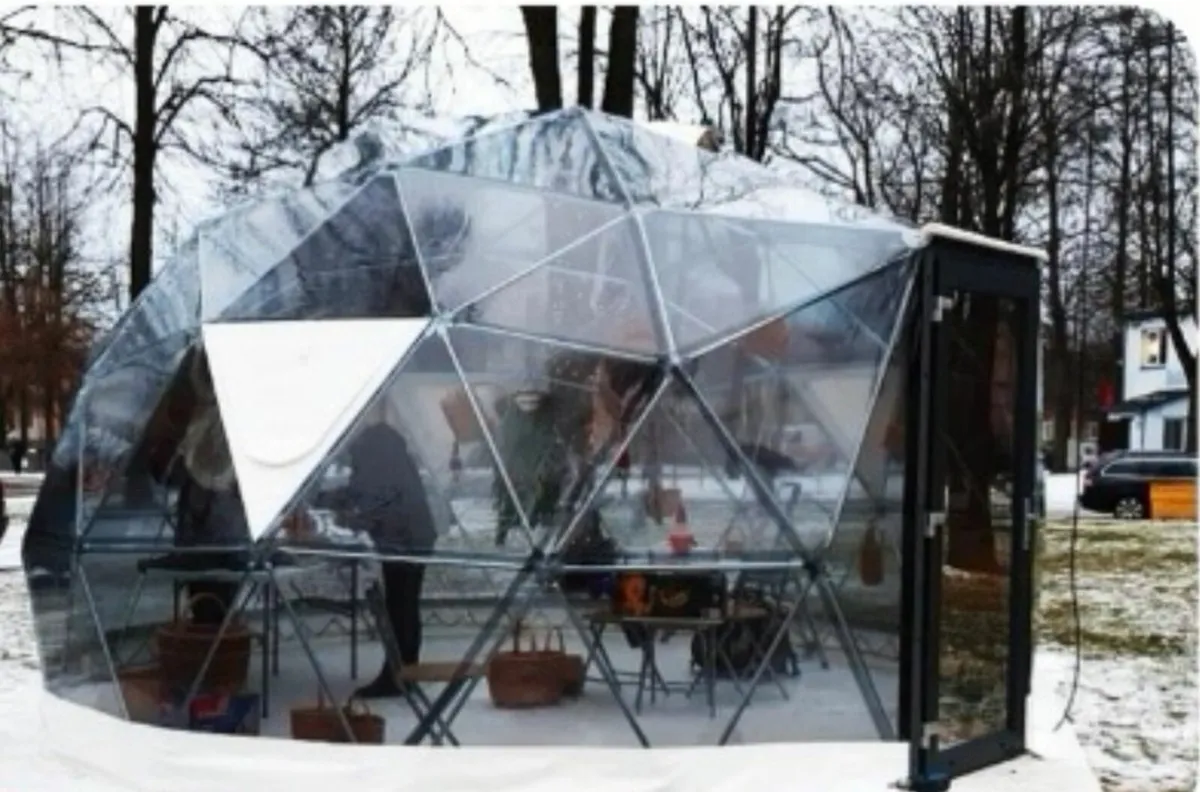 Luxury 3m(10ft) Tinted Durable Dome Glamping Igloo - Image 3