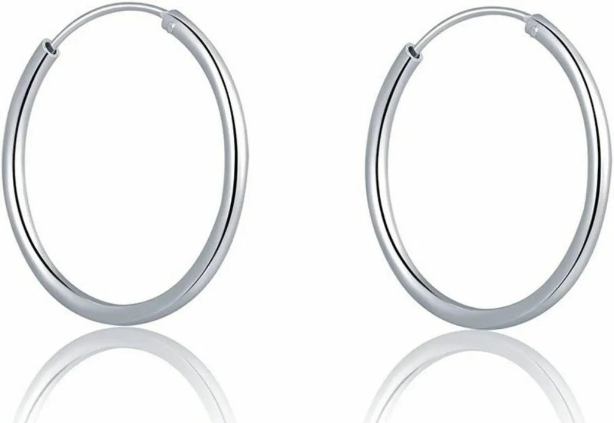 BNIB Silver Sleeper Earrings - Image 3