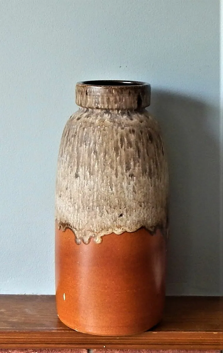 Vintage Large Art Pottery Glazed Vase - Image 2