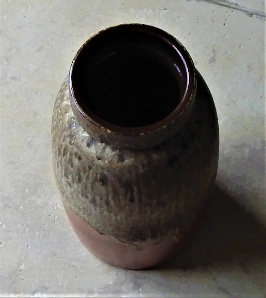 Vintage Large Art Pottery Glazed Vase - Image 3