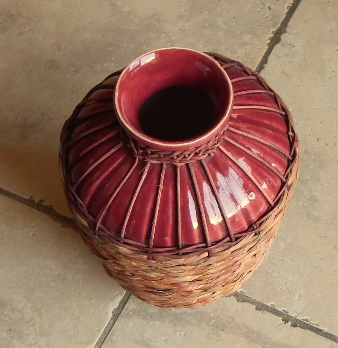 Ceramic Woven Vase - Image 2
