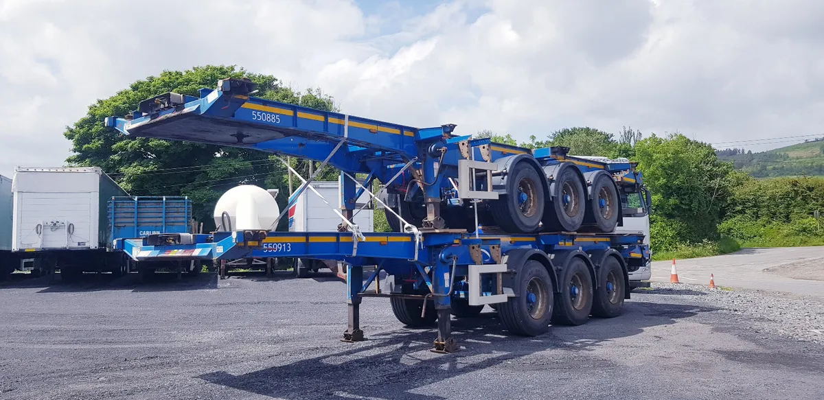 2014 Dennison Sliding Skelly Trailer, 14 Locks - Image 3