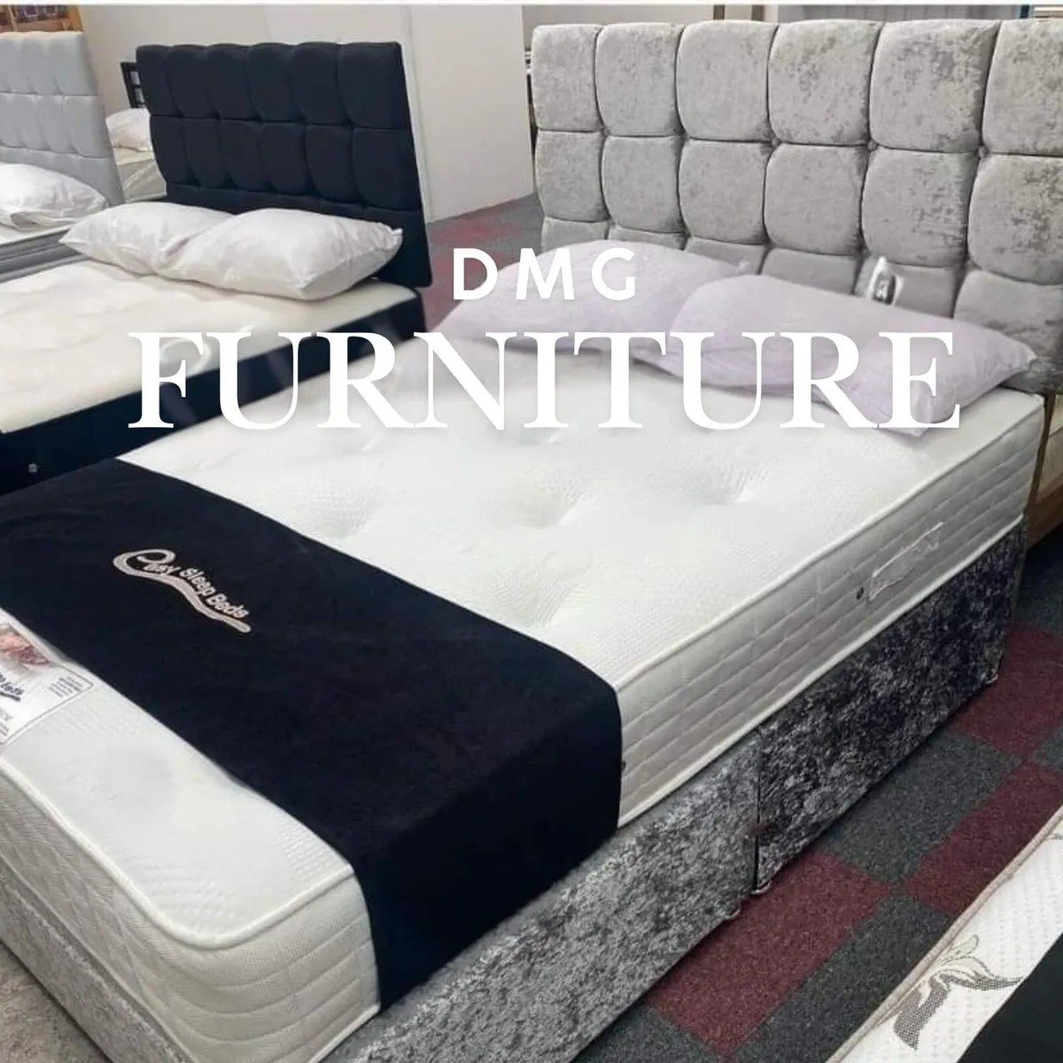 New Divan Beds With Mattresses And Headboard - Image 3