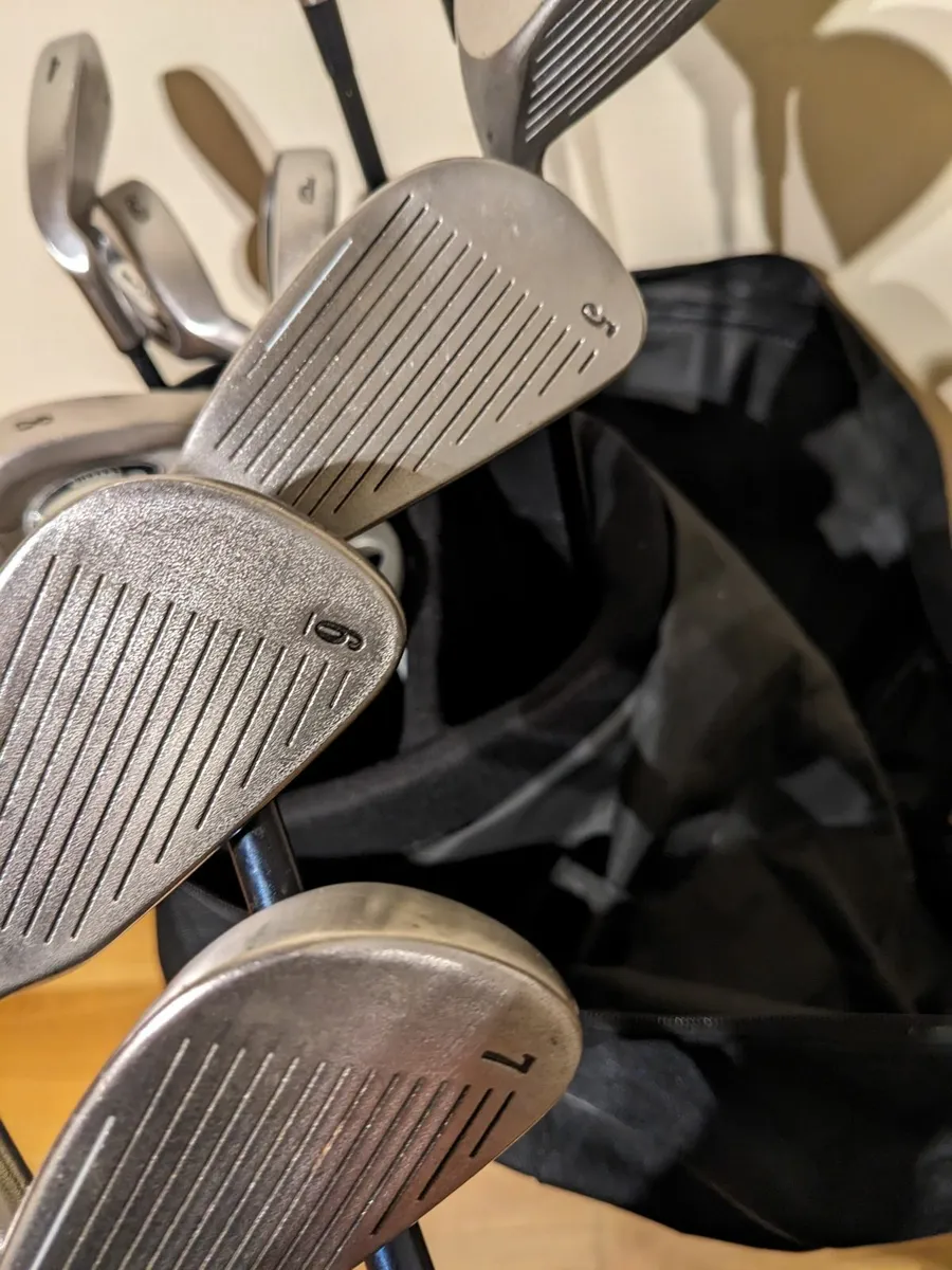 Irons, Woods, Putter, New Bag. - Image 3