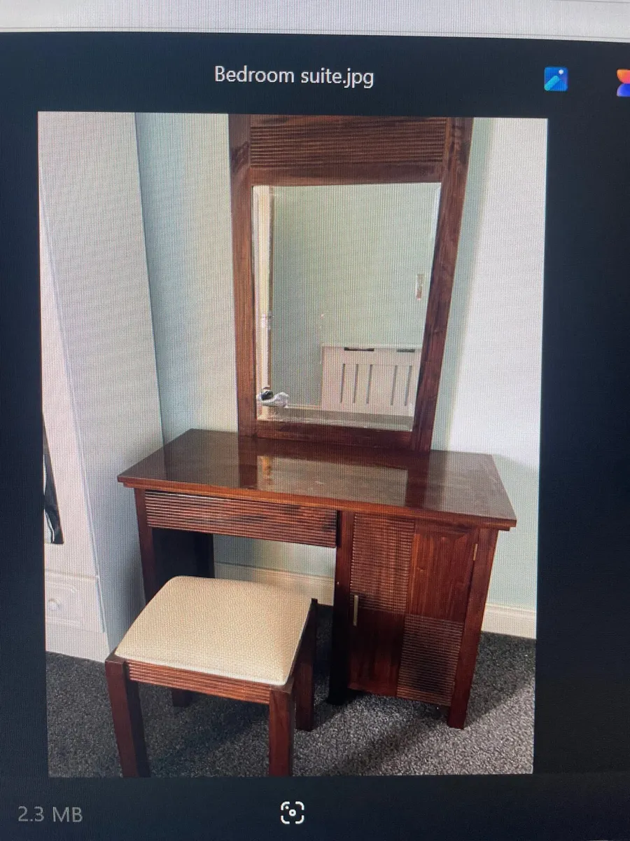 Bedroom Dressing Table & Stool