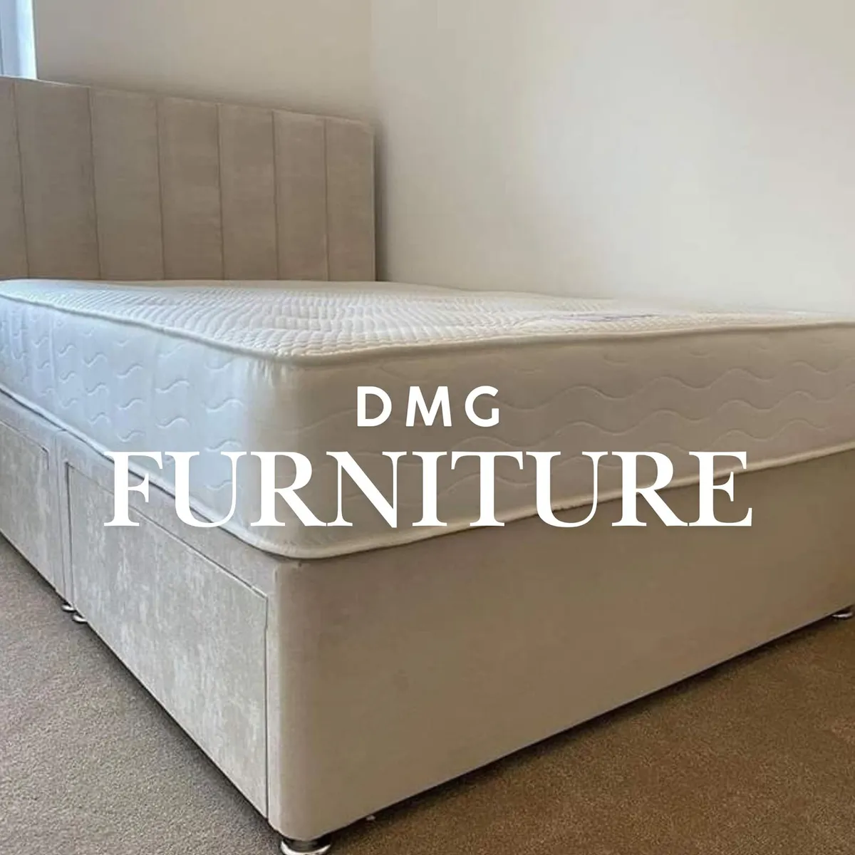 New Divan Beds With Mattresses And Headboard - Image 4
