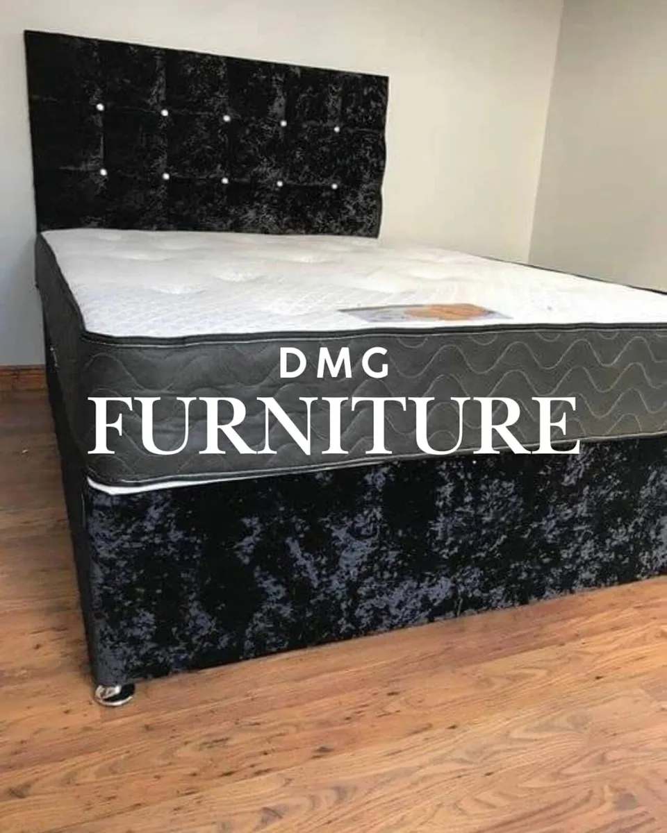 New Divan Beds With Mattresses And Headboard - Image 1