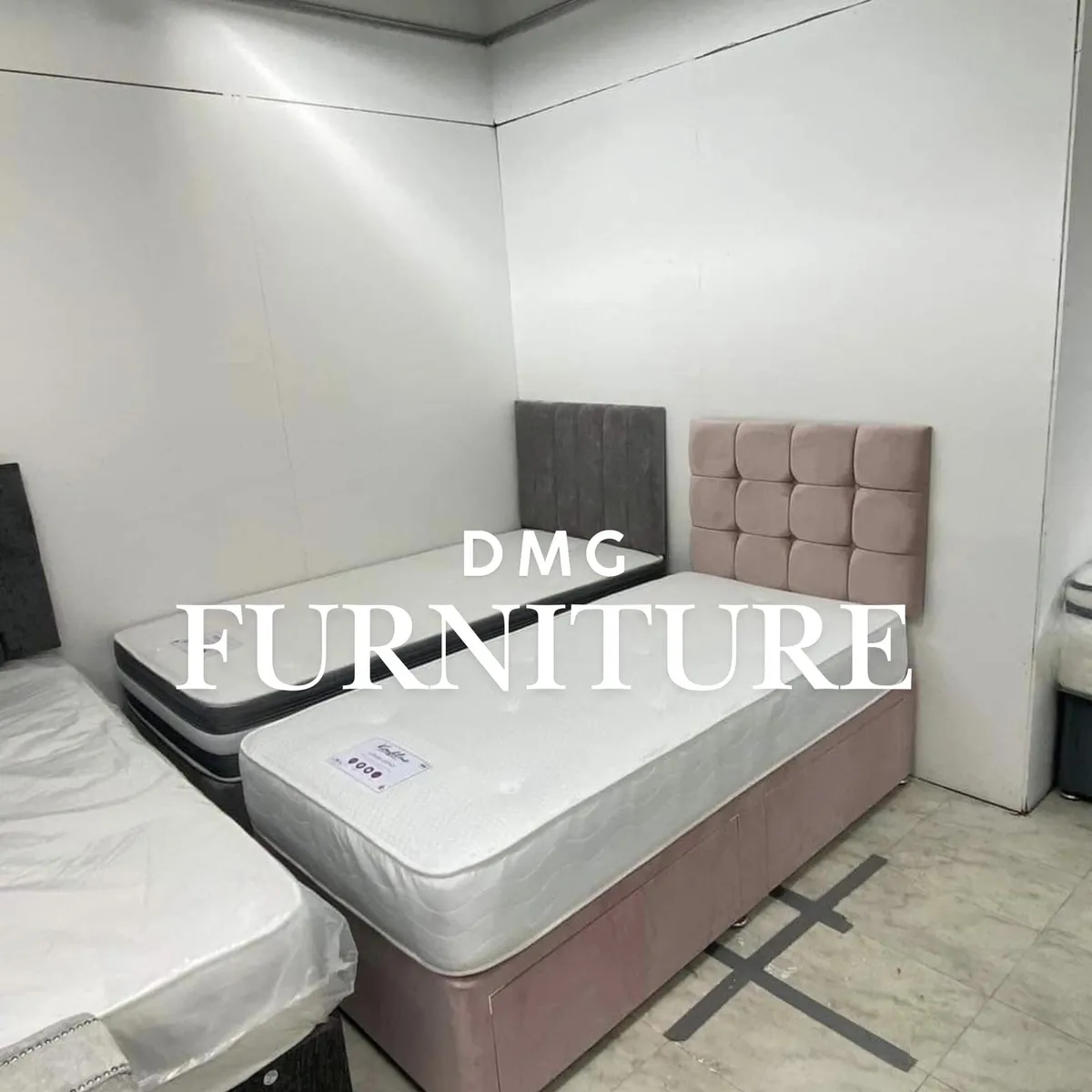 New Divan Beds With Mattresses And Headboard - Image 3