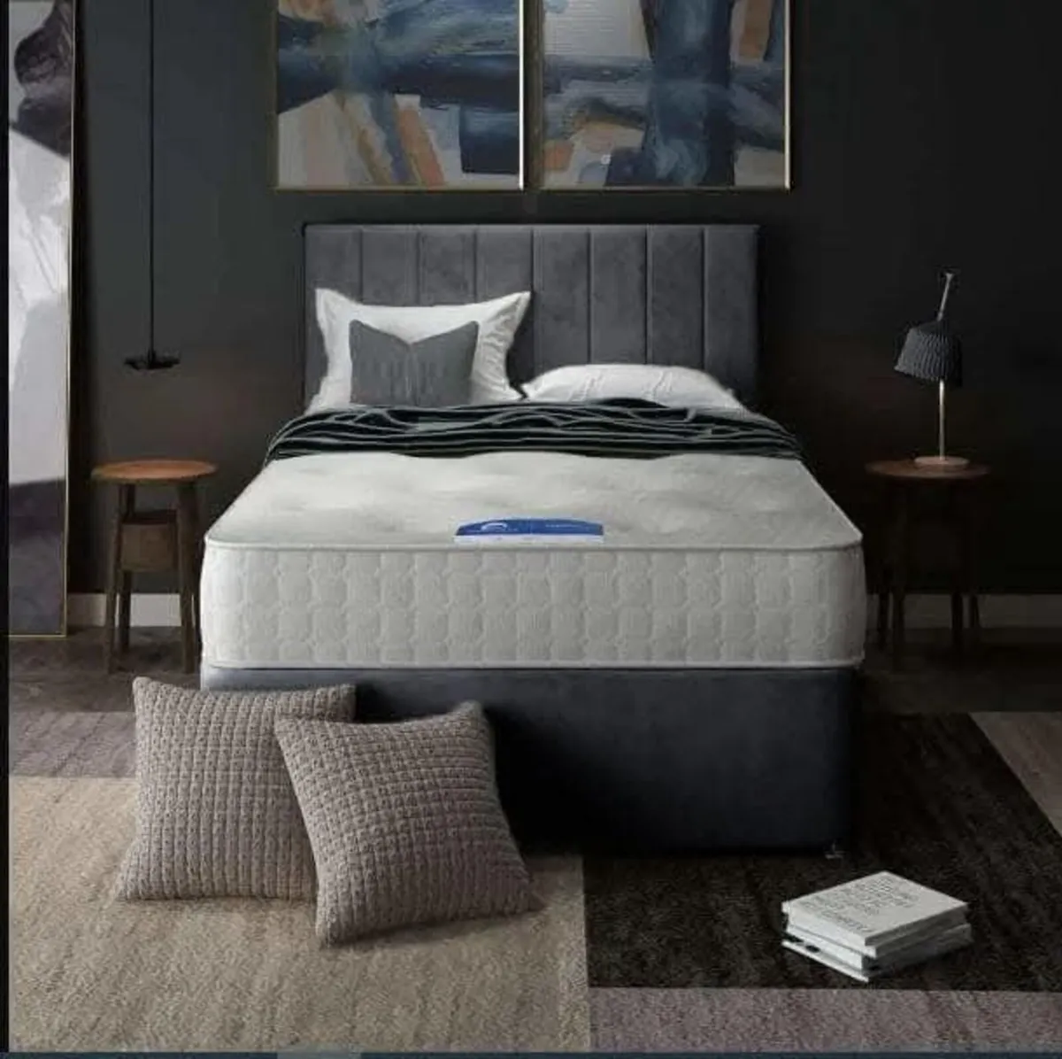 New Divan Beds With Mattresses And Headboard - Image 1