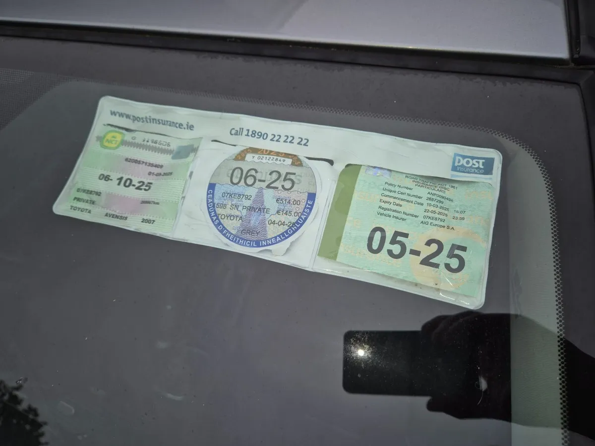 Toyota Avensis 2007, 1.6L Petrol, NCT and TAX - Image 2