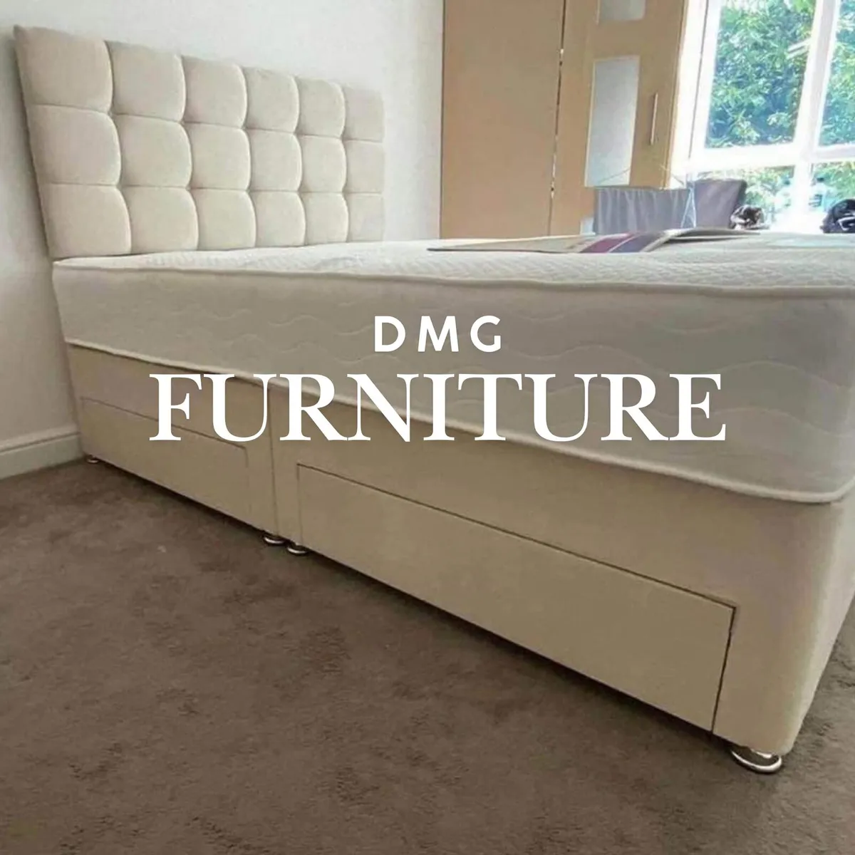 New Divan Beds With Mattresses And Headboard - Image 4