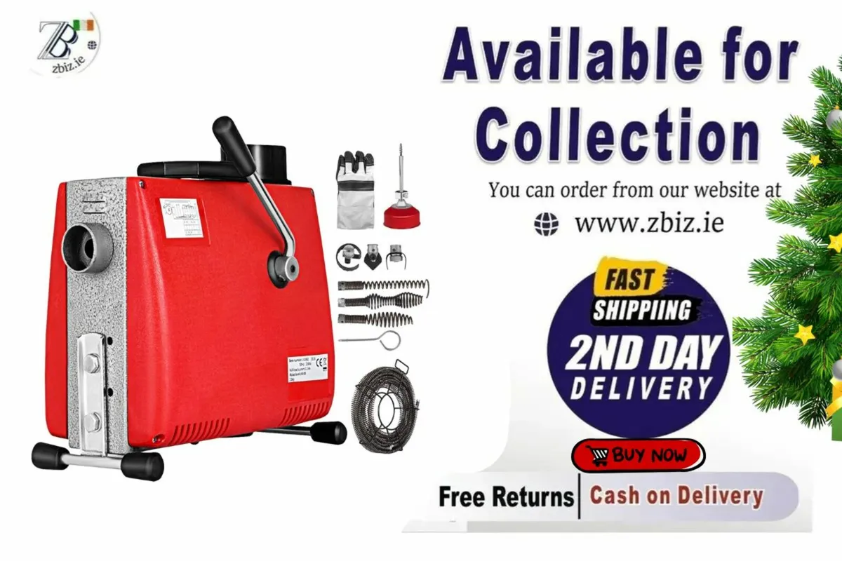 250W Pipe Unblocker Unblocker Sink Drain Waste - Image 1