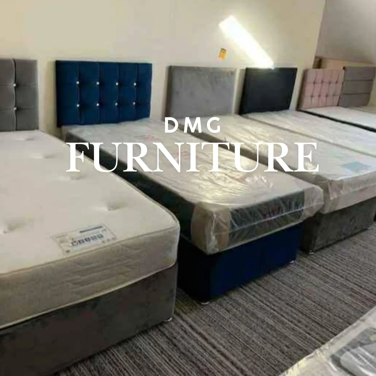 New Divan Beds With Mattresses And Headboard - Image 4