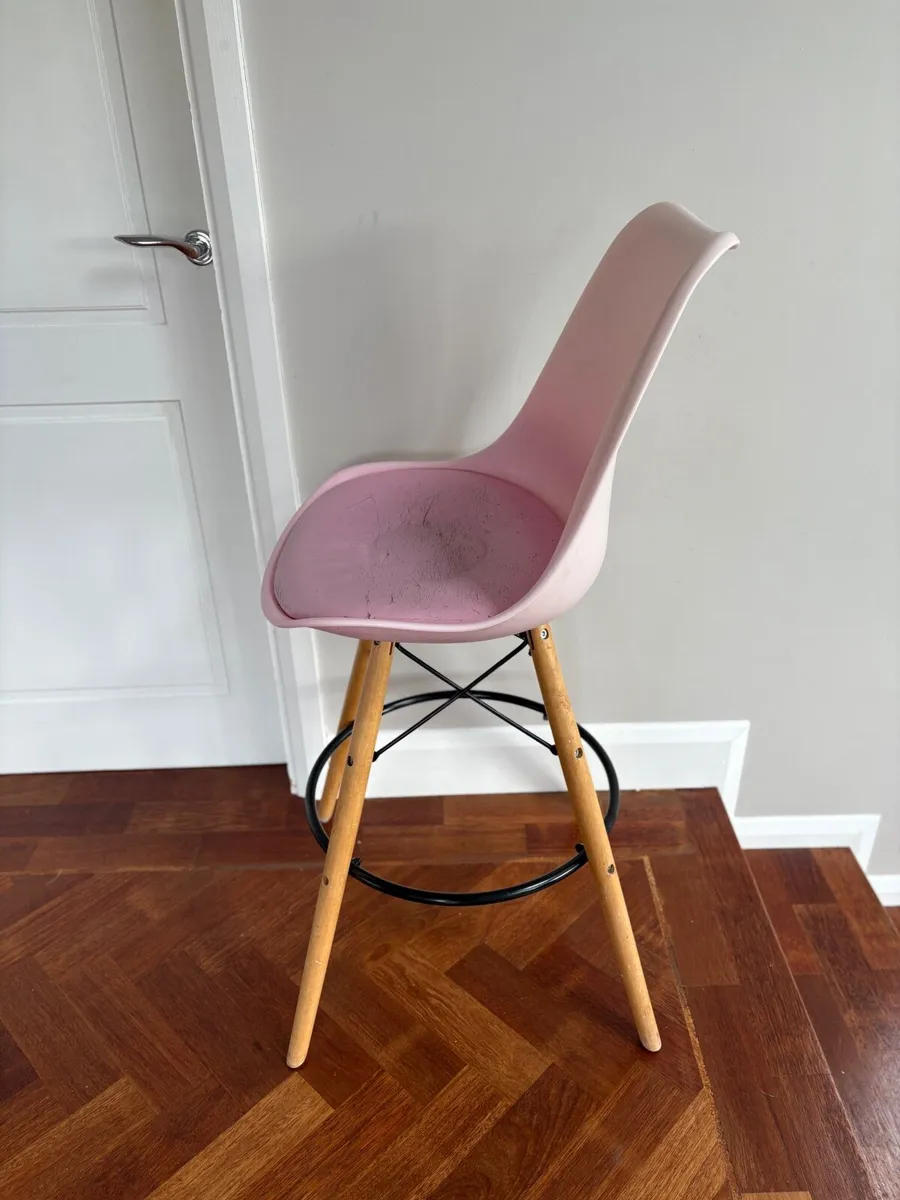 Bar stool pink - Image 2