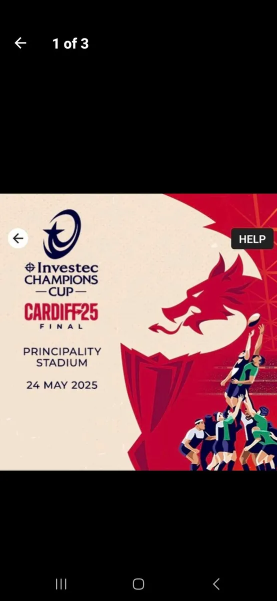 Rugby tickets