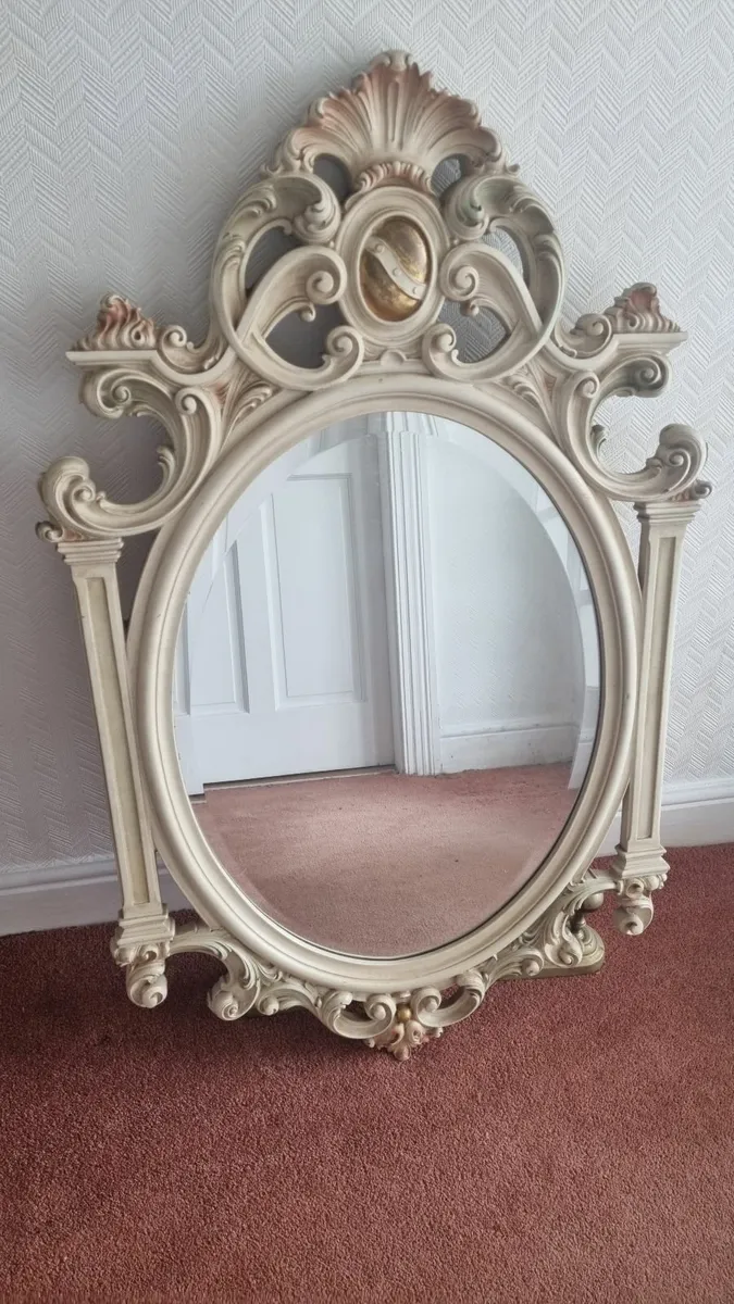 Vintage rococo style mirror - Image 2