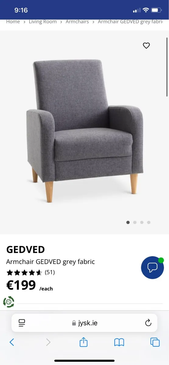 JYSK arm chair - Image 4