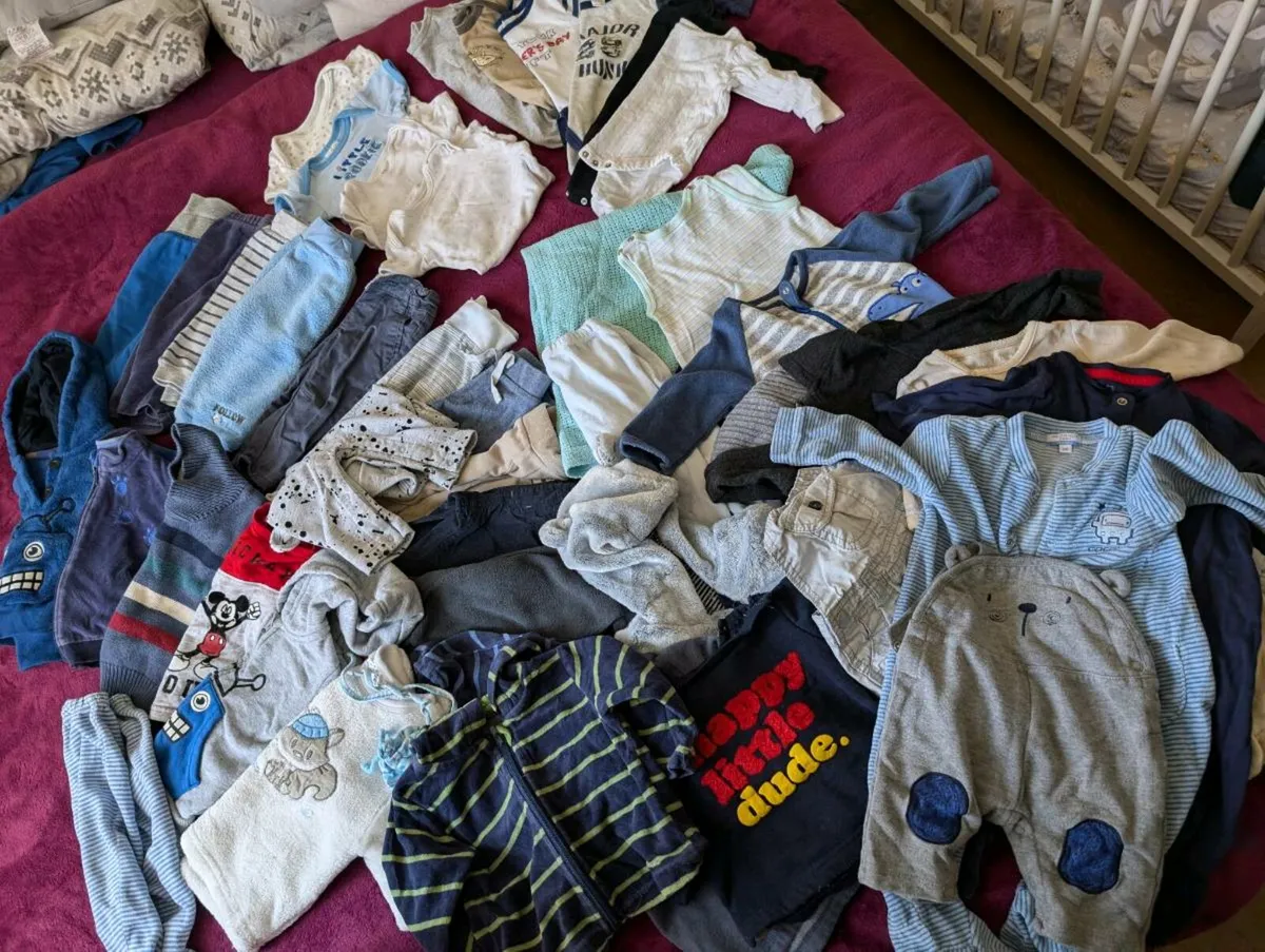 Baby boy 3-6 months large baby bundle 65items - Image 2