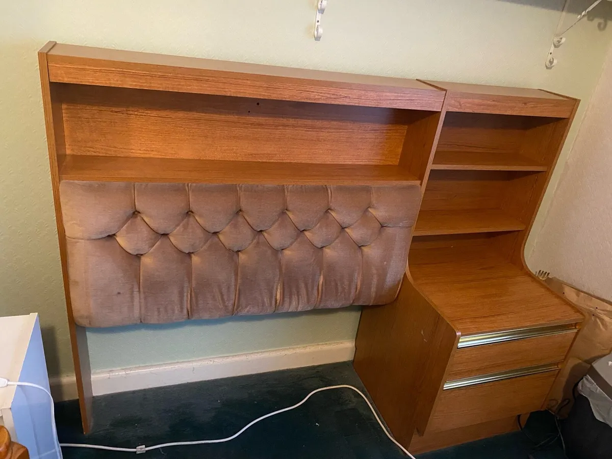 Single Bed Headboard Storage Unit - Image 1