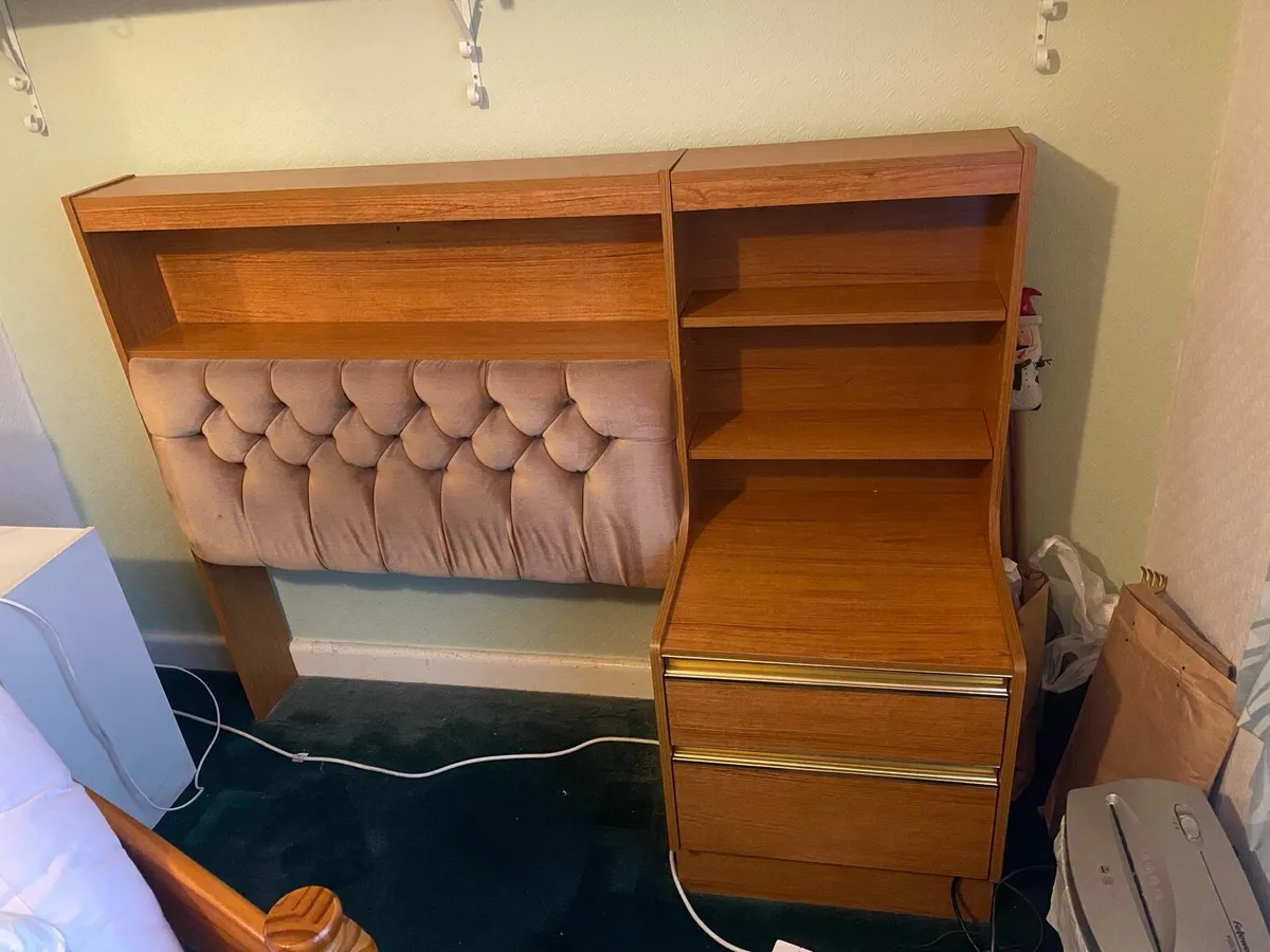 Single Bed Headboard Storage Unit - Image 2