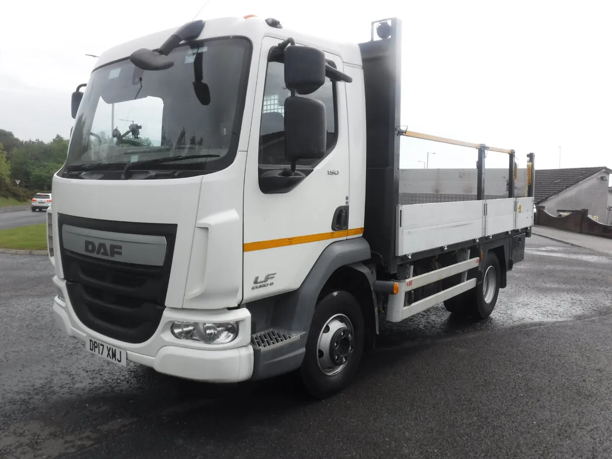 July'17 Daf LF45-150 Dropside 13ft 6" 7500kg gross - Image 1
