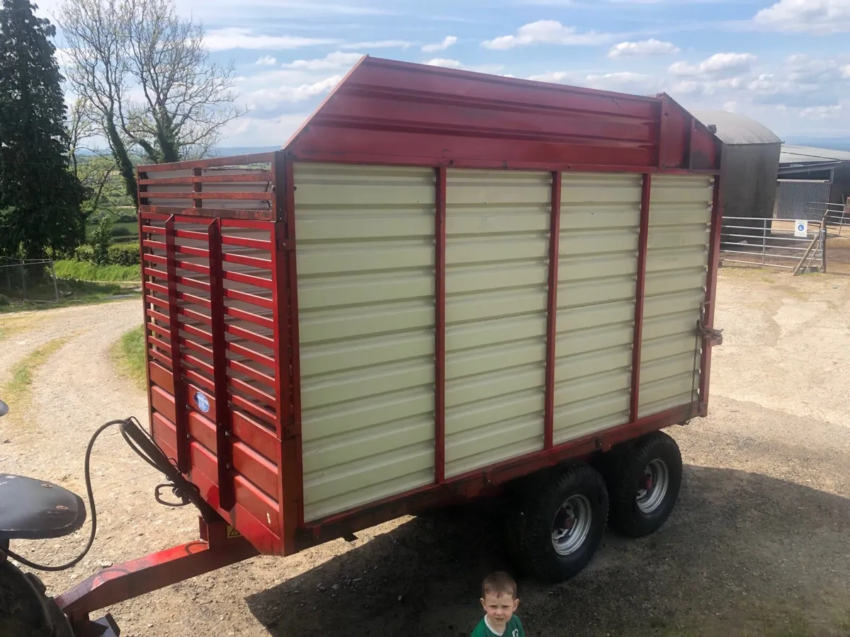 Johnston 12x7 silage trailers - Image 1